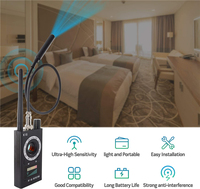 Détecteur de caméra espion RF K18, détecteur de caméra cachée sans fil, détecteur de traceur GPS, scanner, localisateur de dispositif d'écoute GSM