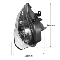 Emark-Faro LED para Motocicleta, Decodificador Integrado S1000RR, Iluminación LED de Haz Alto y Bajo para BMW 2015-2018 S1000