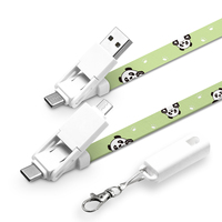 Cadeaux promotionnels : Câble de charge USB 6-en-1 3A 60W à transfert rapide, Cadeaux publicitaires pour iPhone 17 Pro Max.