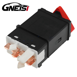 Interruptor de Botón de Luz de Emergencia Compatible con Volkswagen <span class=keywords><strong>Multivan</strong></span> Lupo/Lupo 3L TDI Transporter <span class=keywords><strong>Syncro</strong></span> 2000-2006 6N0953235C - Product Image 1