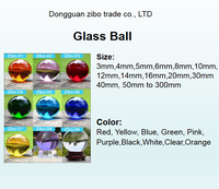 Spot 3mm -300mm Home Decor Rose Rouge Violet Jaune Bleu Transparent Cristal Sphère Mémoire Boule De Verre