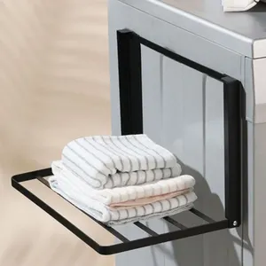 Modernes Design Badezimmer Metall magnetisches langes Wäscheregal Klapp-Bekleidungsregal