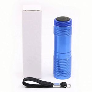 Linterna LED COB Mini de Aluminio de Bolsillo Táctica de Emergencia Barata con Logotipo Personalizado, 9 Bombillas LED, con Batería AAA, 10000 Horas de Duración - Product Image 6