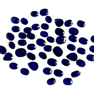 Saphir bleu naturel, taille ovale, traité thermiquement, certifié IGI, qualité AAA, 2-3 mm, 500 CTS, lustre superbe, couleur excellente pour bijoux - Product Image 2