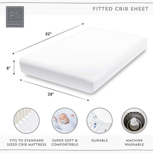 Baby Bed <strong>Bumpers</strong> Cotton Soft <strong>Breathable</strong> Sheet Plaid Comforter Baby <strong>Cot</strong> Bedding Sets - Product Image 6