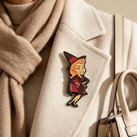 Épinglette en émail personnalisée sur le thème des sorcières, badge métallique personnalisé pour Halloween, idéal pour les fêtes effrayantes, les événements, les cadeaux promotionnels et les souvenirs