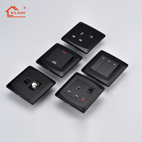 Nouvelle arrivée BS UK prises standard et prise avec prise de courant usb panneau pc pour hôtel applique murale interrupteurs électriques et prise