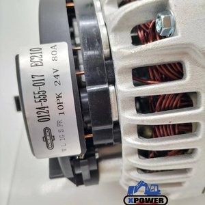 Alternador 0124-555-017 para piezas de maquinaria de construcción EC210 para excavadora 10PK 24V 80A - Product Image 5