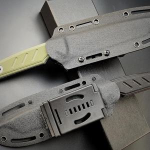 Cuchillo Táctico DC 53 Personalizable OEM DIY para Supervivencia, Caza y Bushcraft, Hoja Fija de Acero Inoxidable con Mango G10 - Product Image 6