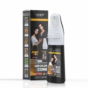 Lichen nouveauté coloration rapide peigne magique shampooing de <span class=keywords><strong>teinture</strong></span> pour <span class=keywords><strong>cheveux</strong></span> noirs - Product Image 1