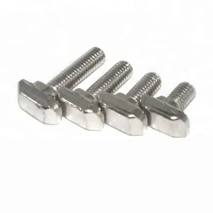 40 Series Mạ Kẽm T-slot Bolts M8 Với Mặt Bích Nut M8