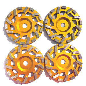 عجلة جلخ ماسية قوية مقاس 7 بوصات من النوع F لطحن الخرسانة والحجر المتوسط، كتلة كاشطة للأرضيات من إنتاج المصنع مباشرة - Product Image 2