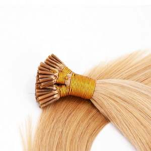 Amygirl Remy Italia Queratina I punta Extensión de cabello 1g Stick Mini I Tip Cutícula Alineada Cabello virgen - Product Image 3