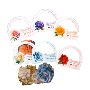 Paquete <span class=keywords><strong>de</strong></span> 20 Pegatinas <span class=keywords><strong>de</strong></span> Papel con Temática Floral <span class=keywords><strong>de</strong></span> la Serie Jardín <span class=keywords><strong>de</strong></span> Lilith, Decoración Artesanal para Fiestas, Autoadhesivas, Recortadas - Product Image 6