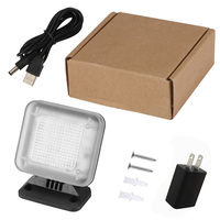 Lampe simulateur de lumière TV LED HILYNN FT-1 avec 4 modes, capteur crépusculaire et minuterie, lumière de sécurité domestique anti-effraction, construction en plastique