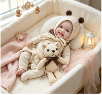 Poupée Bébé Reborn Réaliste de 12 Pouces, Poupée Nouveau-né en Silicone Solide Souple et Flexible, Cadeau de Guérison et d'Édification, Article de Collection