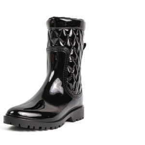 <span class=keywords><strong>Botas</strong></span> <span class=keywords><strong>de</strong></span> Lluvia <span class=keywords><strong>de</strong></span> PVC para <span class=keywords><strong>Mujer</strong></span> YL7020, a Media Pantorrilla, Antideslizantes, Impermeables, Negras, para Exteriores - Product Image 4