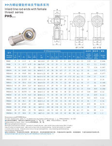 Bantalan sendi ujung batang berlapis nikel <span class=keywords><strong>PHS5</strong></span> 6 8 10 16 18 20 baja bantalan kualitas tinggi - Product Image 5