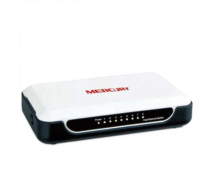 Di seconda mano 100mbps 8 Porte Switch di Rete Veloce Tplink Con Il Router Wifi