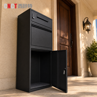 Boîte de livraison extérieure personnalisée OEM, boîte à colis verrouillable antivol pour appartements et projets commerciaux