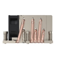 COOLSERVER SP8 2US22 Dissipateur thermique pour processeur, 6 caloducs, base en cuivre, deux roulements à billes, ventilateur PWM 12V DC, TDP 380W pour boîtier d'ordinateur