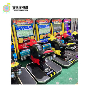 42 pollici TT attack moto dinamico grande due persone simulatore di gioco per adulti macchina per videogiochi città - Product Image 5