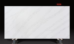 Vendita calda lastra di quarzo bianco Calacatta lastre di pietra artificiale fabbrica prezzo basso pannello controsoffitto parete e pavimento - Product Image 3