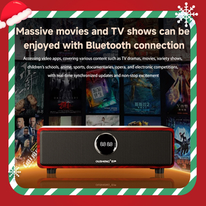 Chuyên Nghiệp Retro Bằng Gỗ Cho Karaoke Loa Loa Siêu Trầm Không Dây Microphone Điều Khiển Bằng Giọng Nói Cho Nhà Hát Điều Khiển Từ Xa - Product Image 5