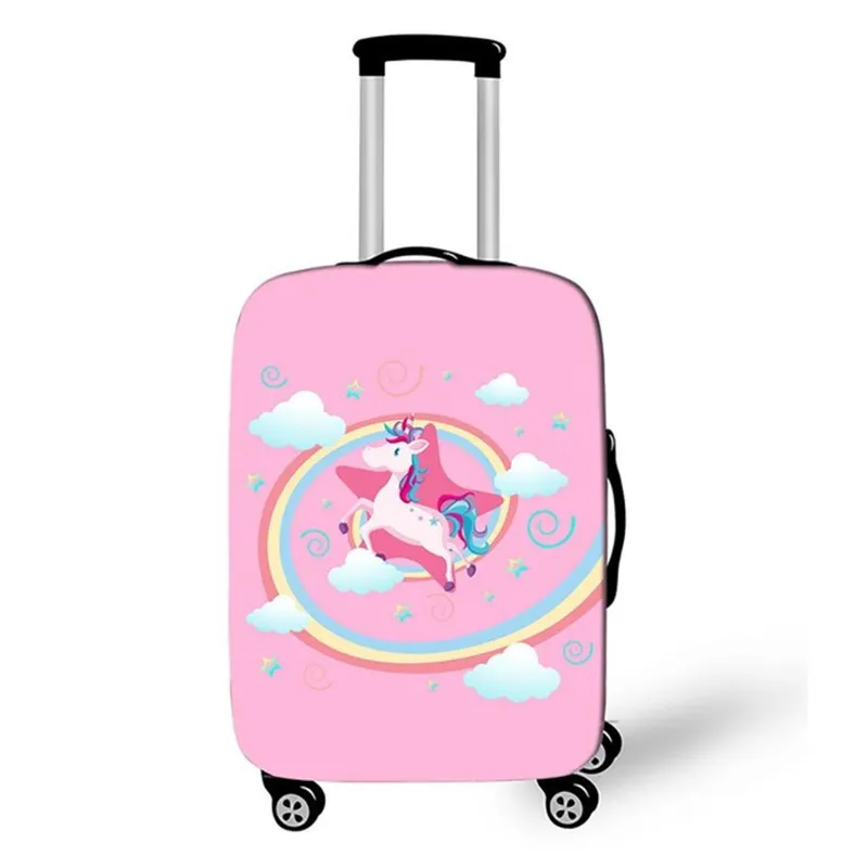 Custom traveling accessories elastic suitcase protector luggage cover spandex