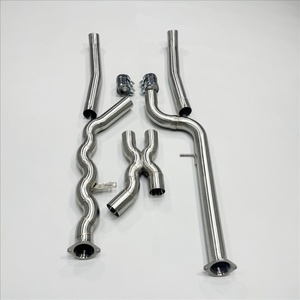 ท่อไอเสียสแตนเลสคุณภาพสูง ปี 2024 สำหรับ BMW M2 G87 3.0T S58 เชื่อมลายเกล็ดปลาสีทอง ใช้งานร่วมกันได้อย่างสมบูรณ์แบบ - Product Image 3