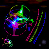 Jouet électronique libellule LED volante lumineuse en plastique avec batterie lithium-ion, cadeau clignotant pour les 14 ans et plus