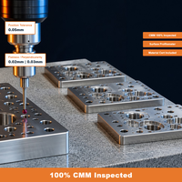 Usinage CNC personnalisé pour le fraisage du cuivre, de l'acier 316, de l'aluminium 6061 7075 +/-0,005 mm ISO 9001 Pièces de machines alimentaires OEM