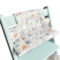 Coussin de chaise à manger en bois, accessoires pour chaise haute pour enfants, siège bébé neutre
