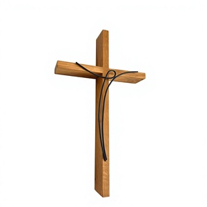 Escultura de Cruz de Madera Minimalista AZ ENTERPRISES, Decoración Religiosa para el Hogar, para Sala de Estar, Regalo para Recién Nacidos, Diseño Art Deco - Product Image 3