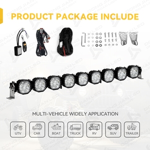 Barre de Lumière LED de Toit Modulaire pour Voiture, Camion, UTV, Bronco, Véhicule Tout-Terrain, Super Lumineuse, 38 Pouces, 12V, 4X4 - Product Image 6
