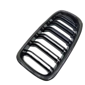 Pour Série 3 F30 2012-2018, Grille d'admission en fibre de carbone, Grille de pare-chocs avant, Décoration, Modification - Product Image 3