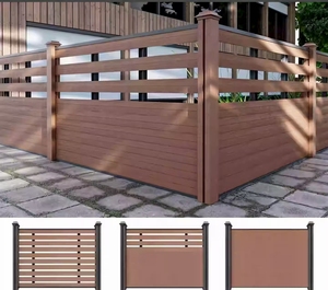 Panneaux de clôture en bambou décoratifs personnalisés pour <span class=keywords><strong>jardin</strong></span> Panneau de clôture <span class=keywords><strong>Bois</strong></span>-Plastique élégant Clôture décorative pour l'extérieur - Product Image 6