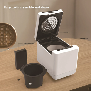 Machine à compost électrique pour déchets alimentaires en gros, capacité de 1,5 L, technologie silencieuse 350 W, déchets de cuisine domestiques d'intérieur - Product Image 4