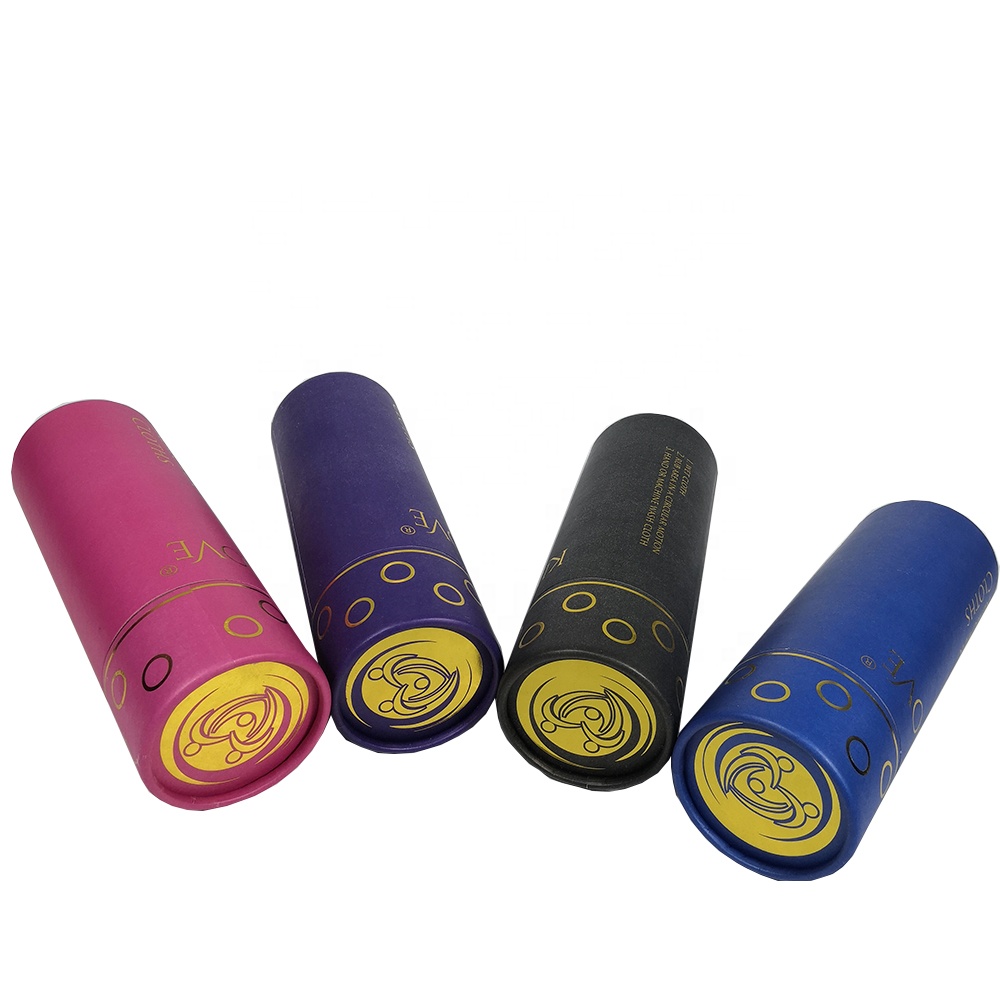 Custom design cardboard paper tube gift box cylinder paper <span class=keywords><strong>can</strong></span> packaging box - Product Image 1