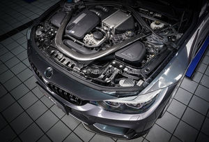Asupan udara karbon nyata respon lebih cepat untuk BMW F8X M2/M3/M4 2018 + kompetisi versi jalan 3.0T Intake penyaring udara mesin - Product Image 4
