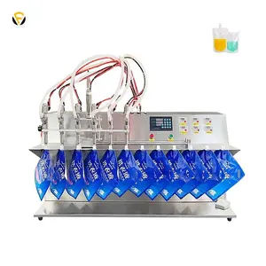 FillinMachine 6 doypack filling machine Liquid filling machine Carrot juice filling machine accurate measurement