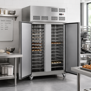 Congélateur rapide à 22 plateaux en acier inoxydable -45°C ° C -<span class=keywords><strong>80</strong></span> ° Armoire <span class=keywords><strong>de</strong></span> congélation à air froid pour viande, fruits <span class=keywords><strong>de</strong></span> mer et usage domestique - Product Image 3