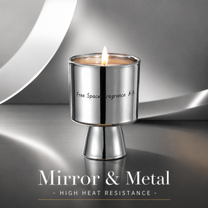 Vela Aromática Lujosa En Forma De Copa Con Espejo Plateado Galvanizado Cera De Soja Premium Decoración De Lujo Regalo Elegante - Product Image 6