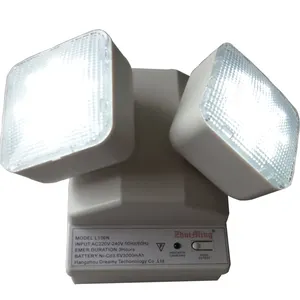 Factory Wholesale Customize 2*30pcs IP20 Double-head LED Twin-spot Rechargeable Emergency Light For Buildings