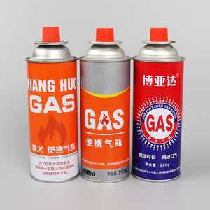 Custom Logo <strong>Butane</strong> Gas Bottles <strong>Canisters</strong> for Portable Stoves - Product Image 4