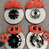Nuevo Kit de Frenos de Cerámica de Carbono 2026, 10 Pistones Delanteros, 4 Pistones Traseros, Discos de Carreras Electromecánicos para Autos Deportivos/Lamborghini/Audi R8/BMW