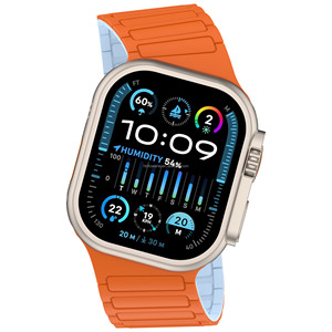 Nueva Correa de Reloj Magnética Táctica de 3 Eslabones con Boca Angulada, Doble Color, para Apple Watch Todas las Series, Correa Deportiva para Exteriores - Product Image 1