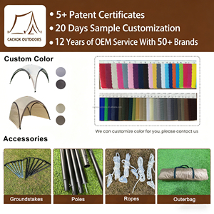 เต็นท์ทรงกระดิ่งผ้าใบหรูหรากันน้ำ3M/4M/5M/6M/6M PVC/ผ้าฝ้ายพร้อมเสาเหล็กสำหรับการตั้งแคมป์กลางแจ้งในฤดูร้อน - Product Image 6