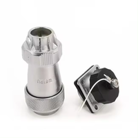 Connecteur d'aviation circulaire étanche IP67 Weipu WF40 5 broches série WF, fiches mâles et femelles en cuivre 50A, vente en gros
