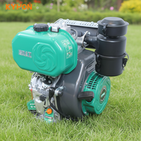 Mesin Diesel KaiHong KH192F/FE 4 Tak Silinder Tunggal Berpendingin Udara 10/11 HP 0.499L Emisi Euro 4, Penjualan Langsung Pabrik, Laris Manis